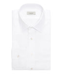 Camicia su Misura da Uomo Bianca in Oxford di Cotone