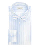Light blue striped cotton shirt
