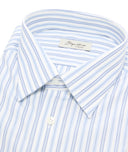 Light blue striped cotton shirt