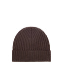 Bonnet en cachemire marron