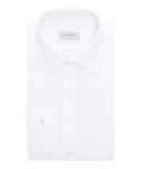 Camicia Cotone Bianco Piquet