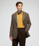 Giacca in lana knickerbocker marrone
