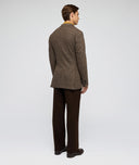 Giacca in lana knickerbocker marrone