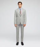 Costume en flanelle de laine dans un mélange de tons gris clair