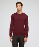Pull en cachemire bordeaux