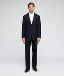 Costume Twill de Laine Bleue Jersely