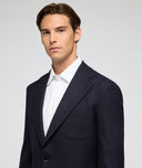 Costume Twill de Laine Bleue Jersely