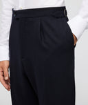 Blue in Wool Twill Jersely Suit