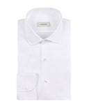Camicia Cotone Jersey Bianco