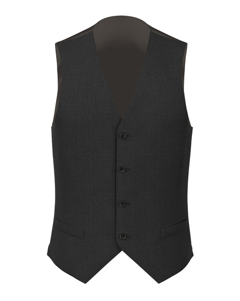 Gilet en laine grisaille gris